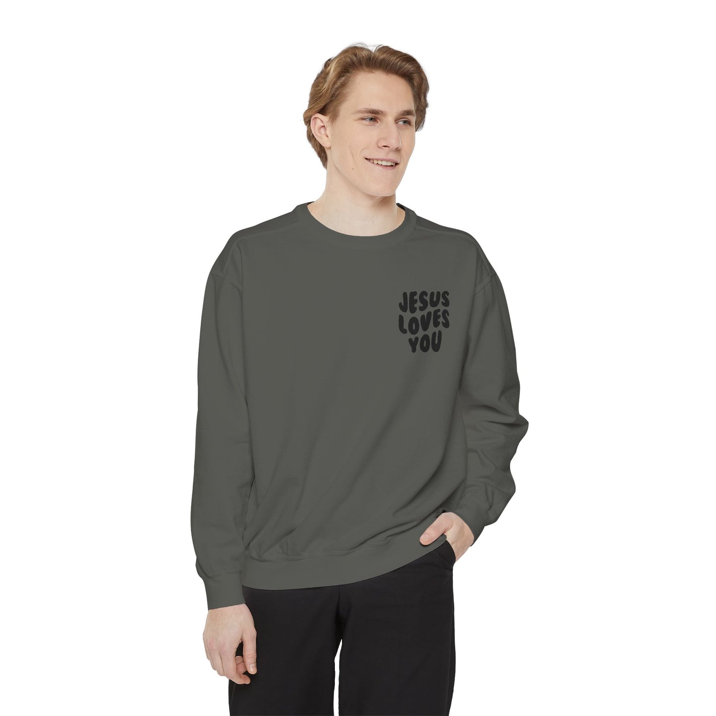 JESUS LOVES YOU CREWNECK